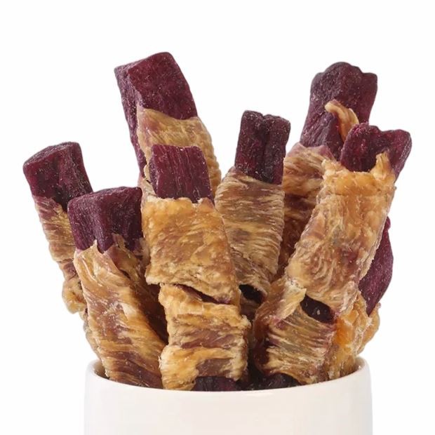 میٹھا آلو اور گوشت کتے کا کھانا